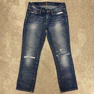 Lucky Brand Skinny Ankle Cropped Jeans